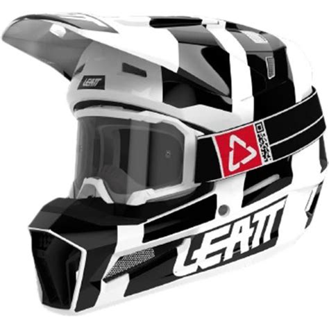 Kit Casque Moto Cross Leatt V Black White S Cdiscount Auto