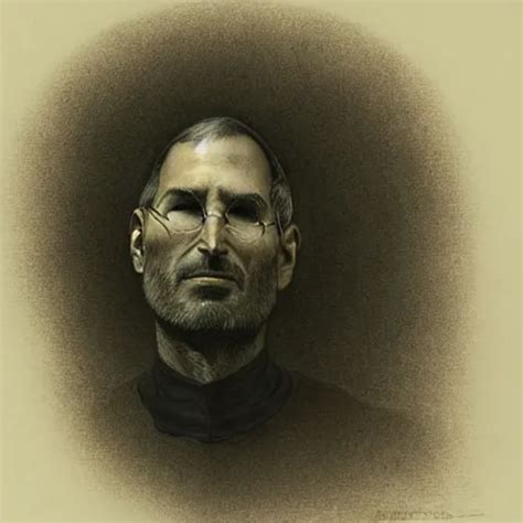 Portrait Of Steve Jobs Dramatic Lighting By Gustave Stable Diffusion