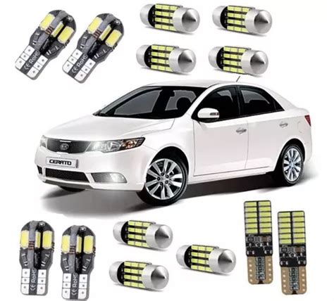 Kit Lampadas Led Premium Kia Cerato Placa Teto Torpedo Ré MercadoLivre