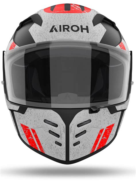 Kask Integralny Airoh Connor Omega Bia O Czarny Matowy Sklep Moto