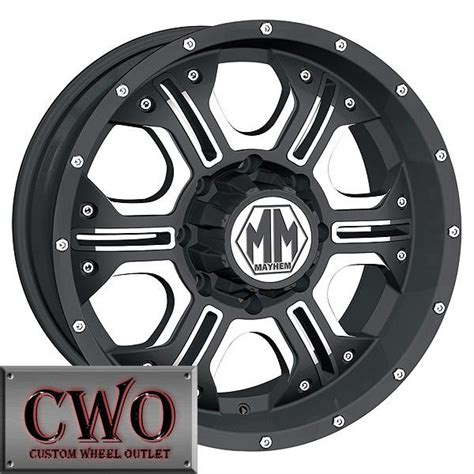 Purchase 20 Black Mayhem Havoc Rims 8x180 8 Lug Chevy Gmc 2500hd 2011