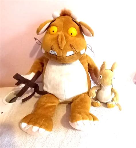 The Gruffalo Gruffalos Child Holding Stickman And Mouse Soft Toy Julia