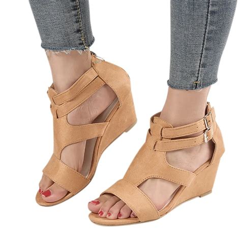 Gladiator Sandals Women Platform Women Sandals Summer Wedges Retro