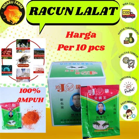 Jual Racun Lalat Zhang Pei Zhen RRC Fly Catcher HARGA 10 Saset