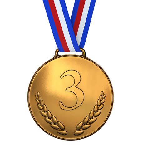 Bronze Medal 3rd Place Photo Prop Free Printable Papercraft Templates