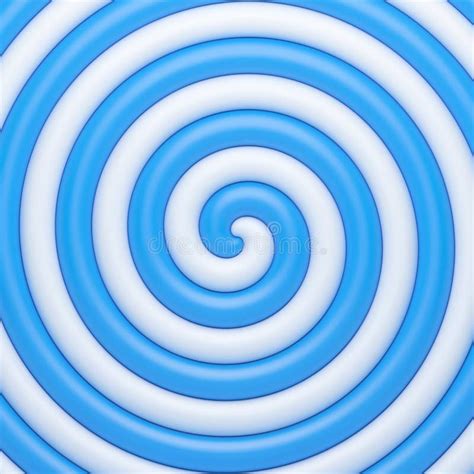 Flecha espiral azul 3D ilustración del vector Ilustración de creativo