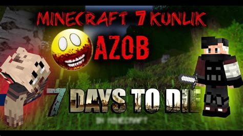 Minecraft 7 Kunlik Azob 1 Uzbekcha Let S Play YouTube