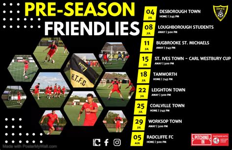 Pre-Season Friendlies Confirmed | Harborough Town Football Club