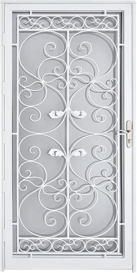 Grisham Deluxe Steel Security Door 3680inch Iron Security Storm Door