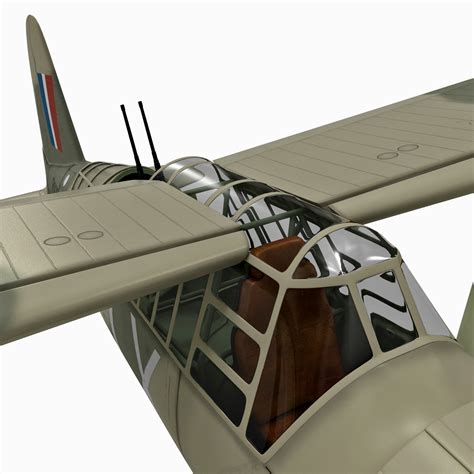 3d model westland lysander british wwii