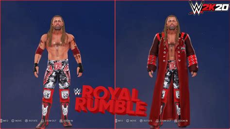 Wwe K Edge Royal Rumble Attire Youtube