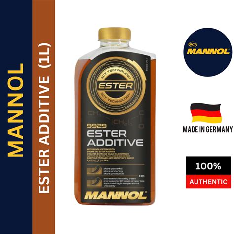 Mannol 9929 Ester Additive (1LITER) lebih kuat lebih tahan lama lebih ...