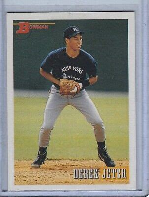 1993 DEREK JETER BOWMAN ROOKIE RC CARD 511 YANKEES HOF EBay