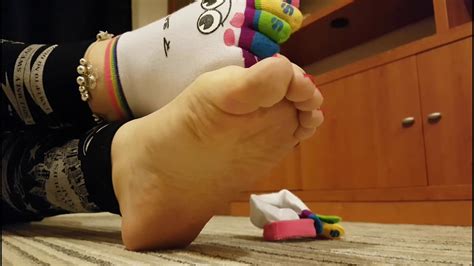 Girly Feet Boy Sock Removal Tease Crossdresser Foot Fetish Youtube