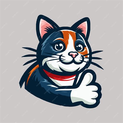 Premium Vector Cat Mascot Logo Vector File