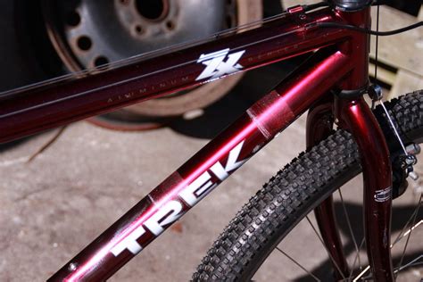 Trek Zx 8000 95 Renovering Cykelbygning Fotos Fra Principia