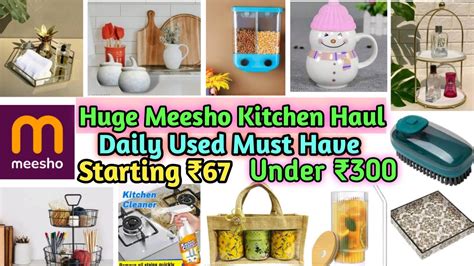 Huge Meesho Kitchen Haul Starting 67 Daily Used Must Have Meesho