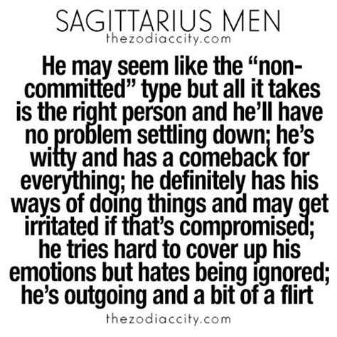 Sagittarius Traits Male