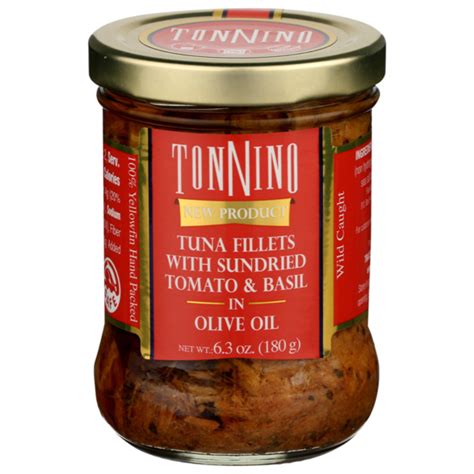 The Fresh Market Tonnino Tuna Fillets With Sundried Tomato And Olives In