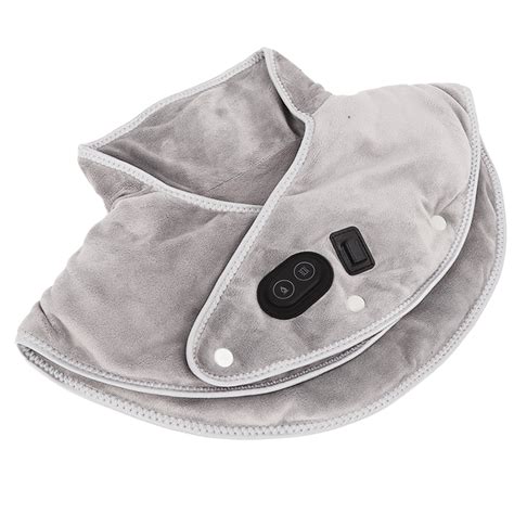 Zaqw Heating Pad For Neck Electric Heated Neck Wrap Grey Heating Pad