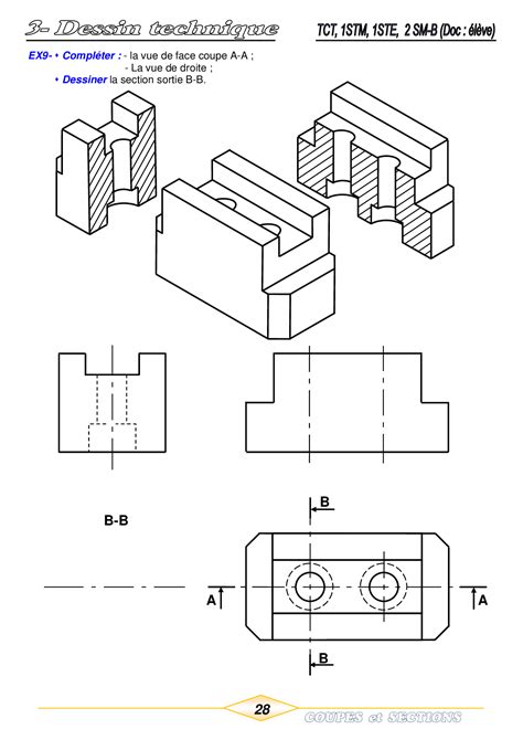 Coupes Et Sections Cours Et Exercices AlloSchool