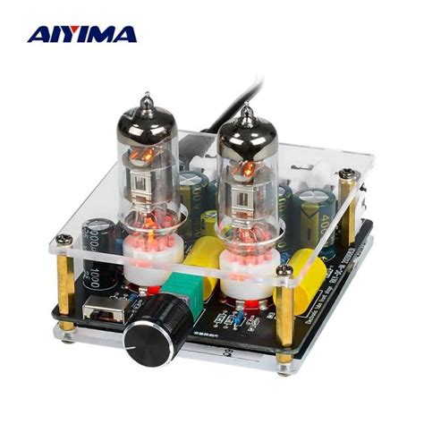 Jual Ampli Aiyima Preamplifier Mini Hifi Stereo Preamp 2X6J3 Tubes