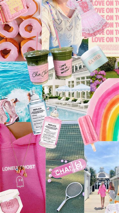 Summer Mood Board Wallpapers Pink Summer Board Fab Mood