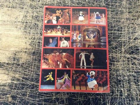 Walt Disney S World On Ice Souvenir Program Mickey Mouse Donald