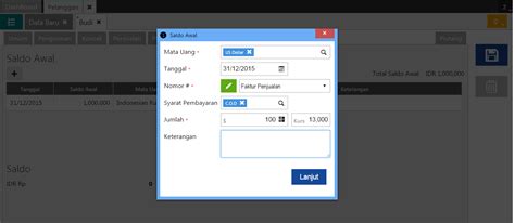 Cara Mengisi Saldo Piutang Pelanggan Dengan Multi Mata Uang Accurate