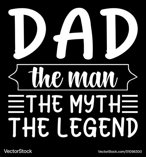 Fathers Day Typography T Shirt Design 18 Vector Image