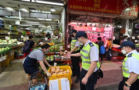 食環署與警方繼續採取聯合行動加強打擊非法店鋪阻街活動（附圖）