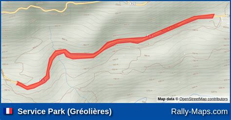 Service Park Gr Oli Res Stage Map Rallye R Gional De La Croisette