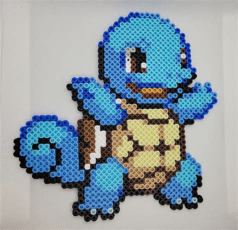 Pokemon Squirtle Perler Bead Pixel Art Magnet Picclick The Best Porn