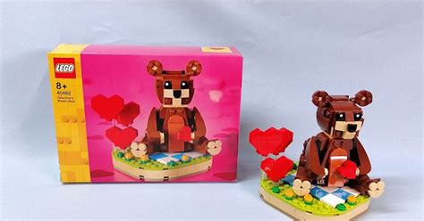 Lego® Review 40462 Valentines Brown Bear New Elementary Lego