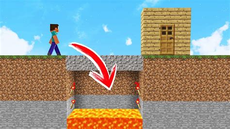 LA TRAMPA MÁS FÁCIL DE HACER EN MINECRAFT MINECRAFT TRAMPAS TROLL