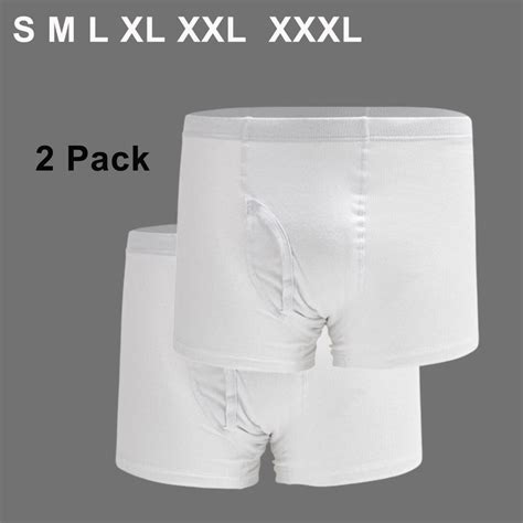 Washable Urinary Incontinence Cotton 2 Pack Brief Underwear For Men