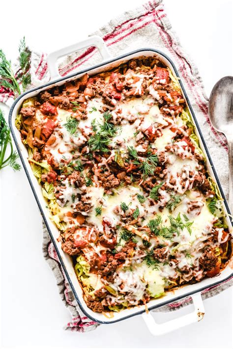 Easy Stuffed Cabbage Casserole No Rolling