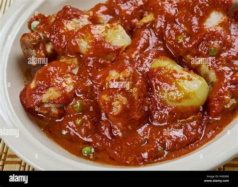 Durban Chicken Curry Stock Photo Alamy