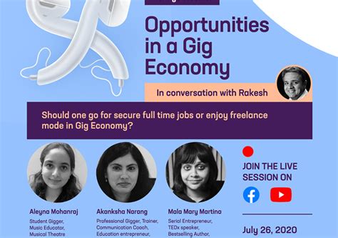 Opportunities In A Gig Economy Some Education