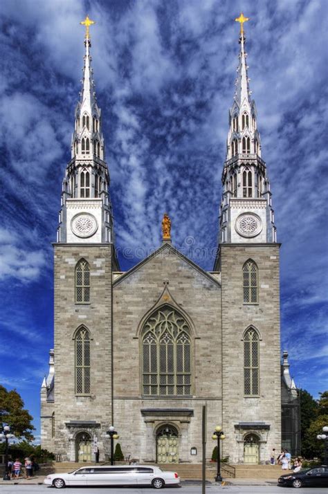 Notre Dame Cathedral, Ottawa, Canada Stock Image - Image of cityscape ...