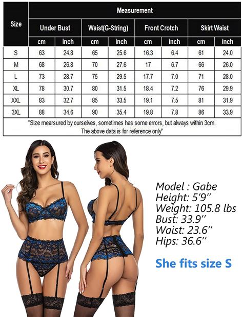 Avidlove Womens Lace Lingerie Set Underwire Bra Panty Garter Belt