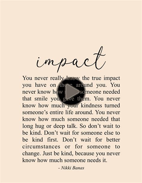 Your True Impact 8 5 X 11 Print In 2020 Inspiring Quotes About Life