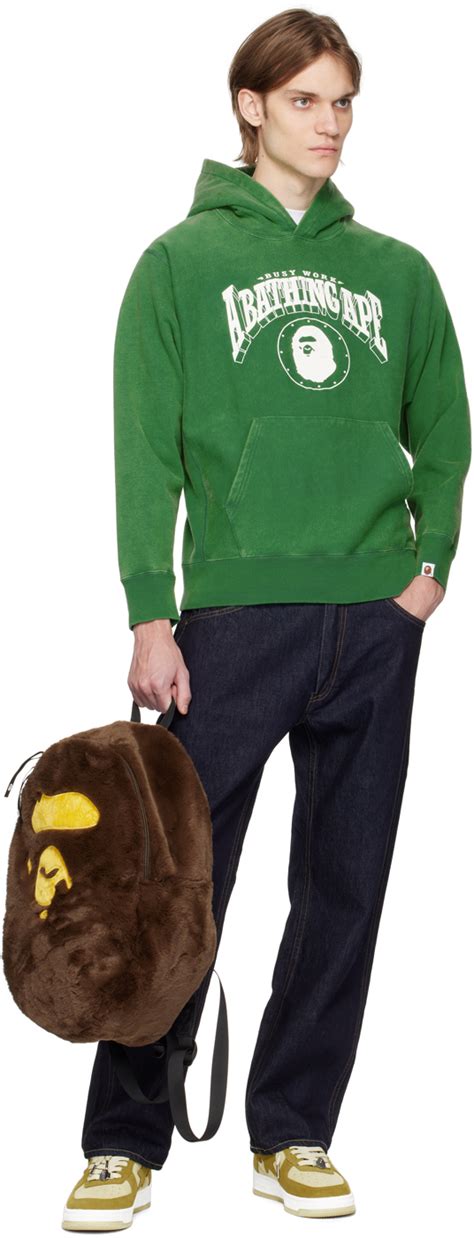 Bape Brown Ape Head Backpack A Bathing Ape