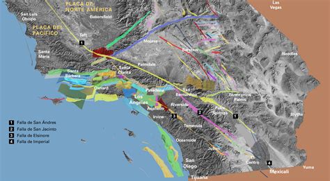 El Mapa De La Falla De San AndréS Stefa Emmalynn