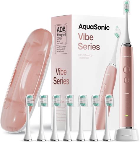 Amazon Aquasonic Vibe Series Ultra Whitening Toothbrush ADA