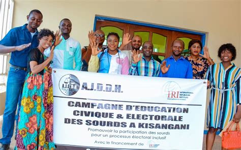 Processus électoral en RDC Ces sourds électeurs et candidats AJDDH