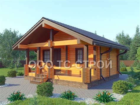 Проекты дач из бруса и бревна - Big house, строительная компания