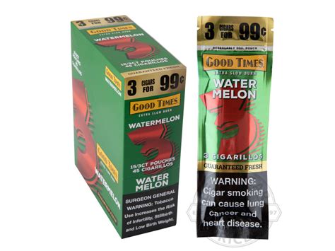 Good Times Watermelon Foil Fresh Cigarillos