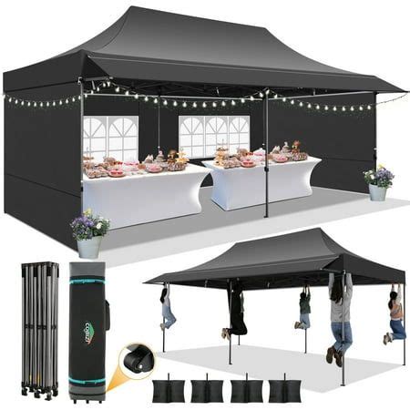 Cobizi X Pop Up Canopy Heavy Duty Party Tent With Removable Awning