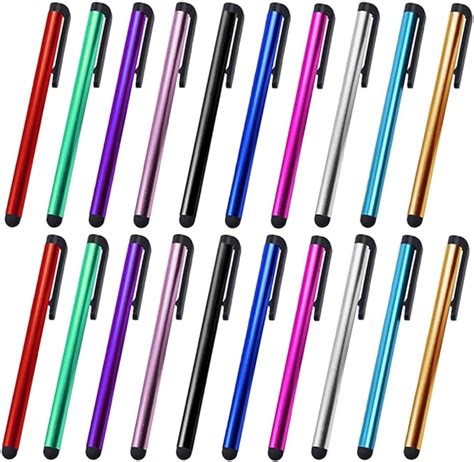 20 Pcs Stylus Pen Universal Touch Screen Capacitive Stylus For Phone